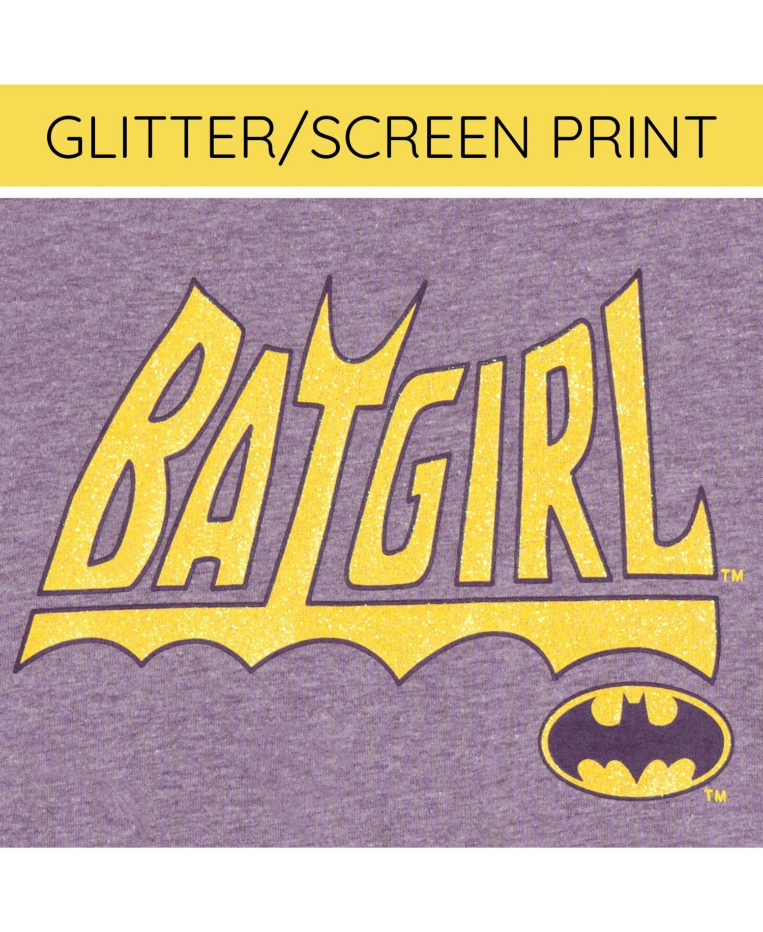 Girls DC Comics Batgirl Ringer T-Shirt