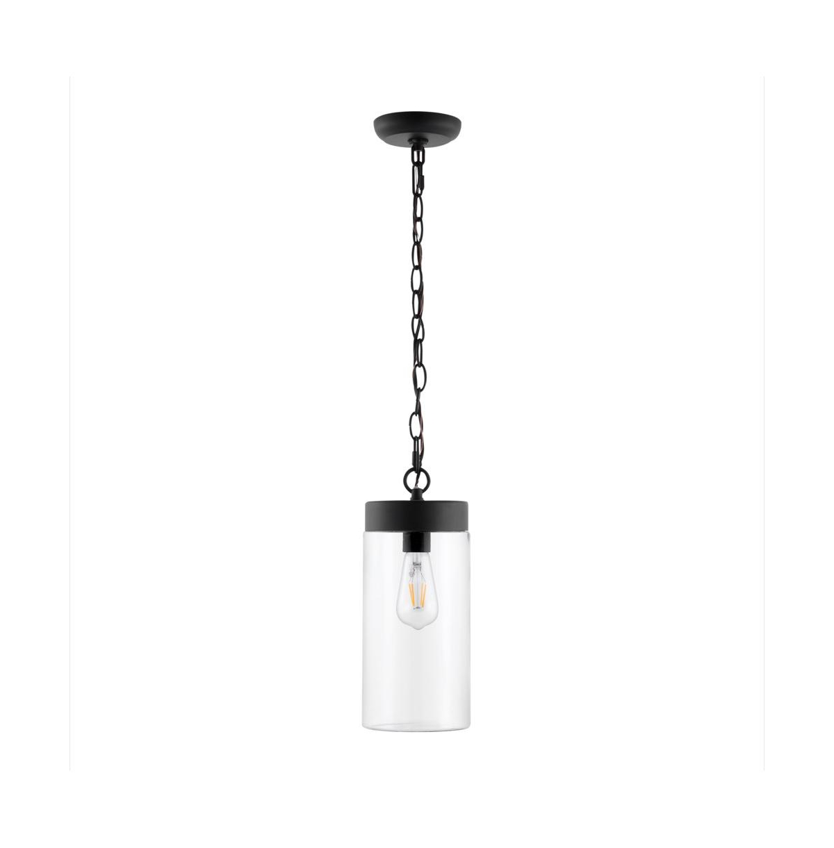 Lianne 5.7" Outdoor Pendant - Black