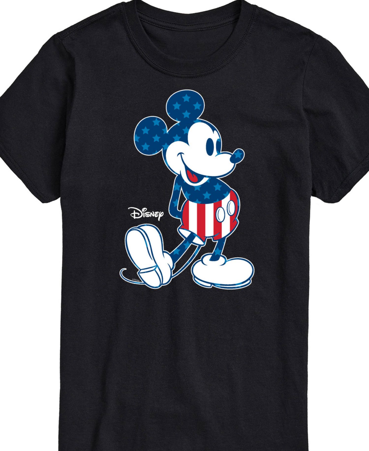 Men's Disney Mickey Mouse American Short Sleeve T-Shirt