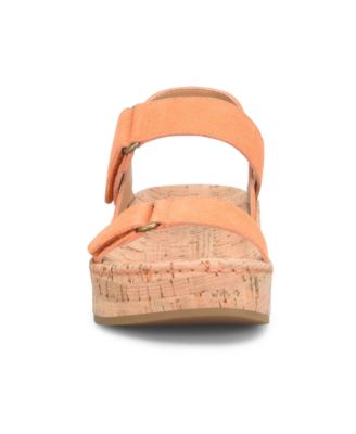 Women's Sloan Round Toe Wedge Sandals