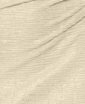 Petite Ruched Metallic Crinkle Gown