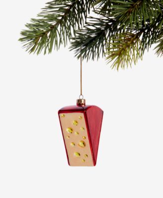 Holiday Lane - Foodie Cheese Block Ornament