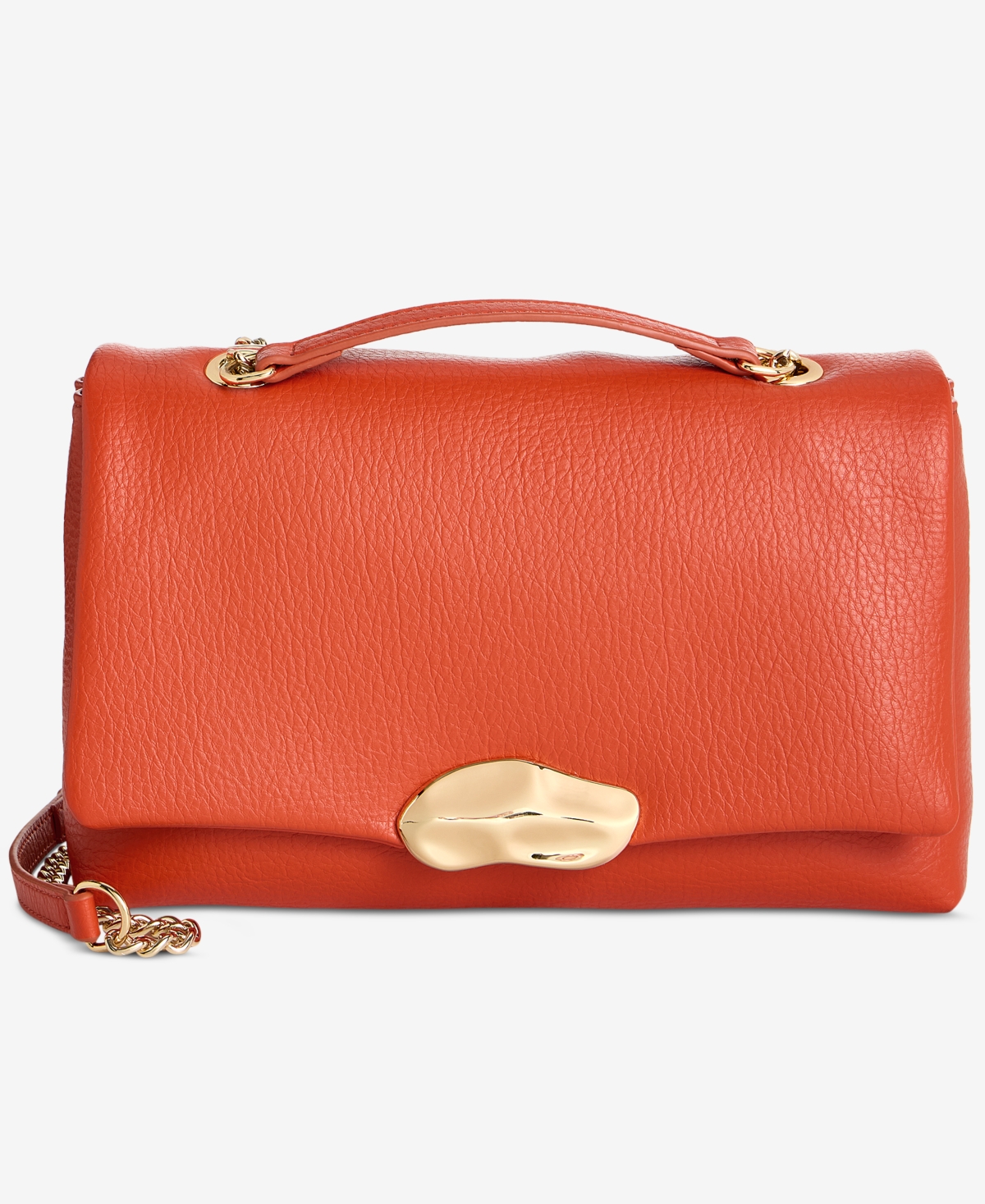 Ajae Flap Sculpt Shoulder Bag, Exclusively at Macy's - Paprikash