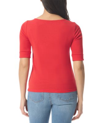 Women's Alanis Printed Cuffed-Sleeve T-Shirt