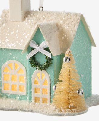 Pastel Shine Light-Up House Ornament, Macy's Exclusive
