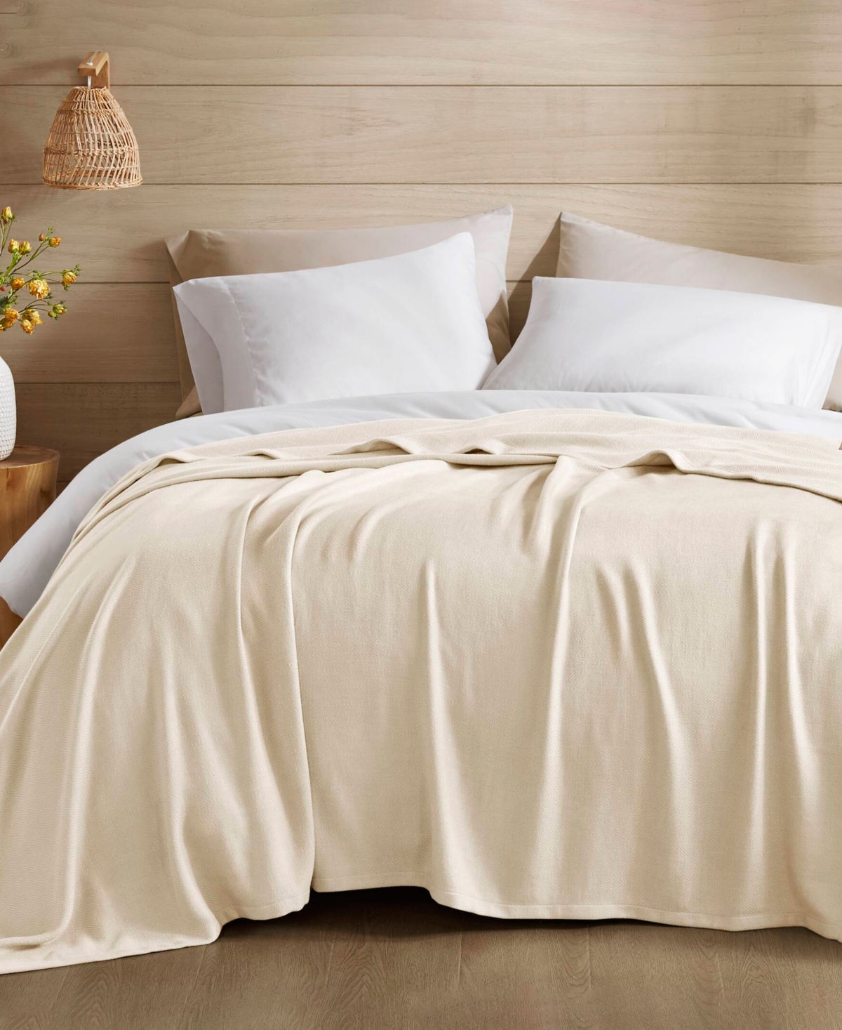Madison Park Lightweight Breathable Blanket, Twin In Neutral
