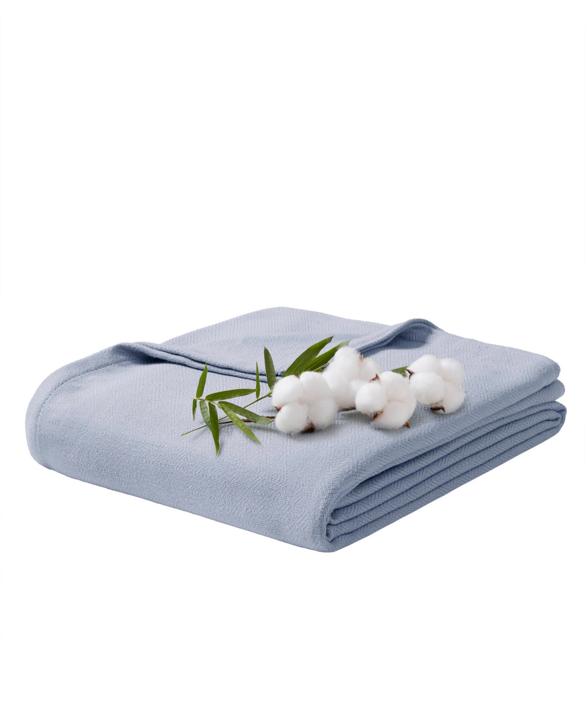 Madison Park Lightweight Breathable Blanket, Twin In Blue