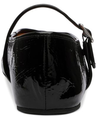COACH Women's Sculpted C Crinkle Patent Leather Soft Mary