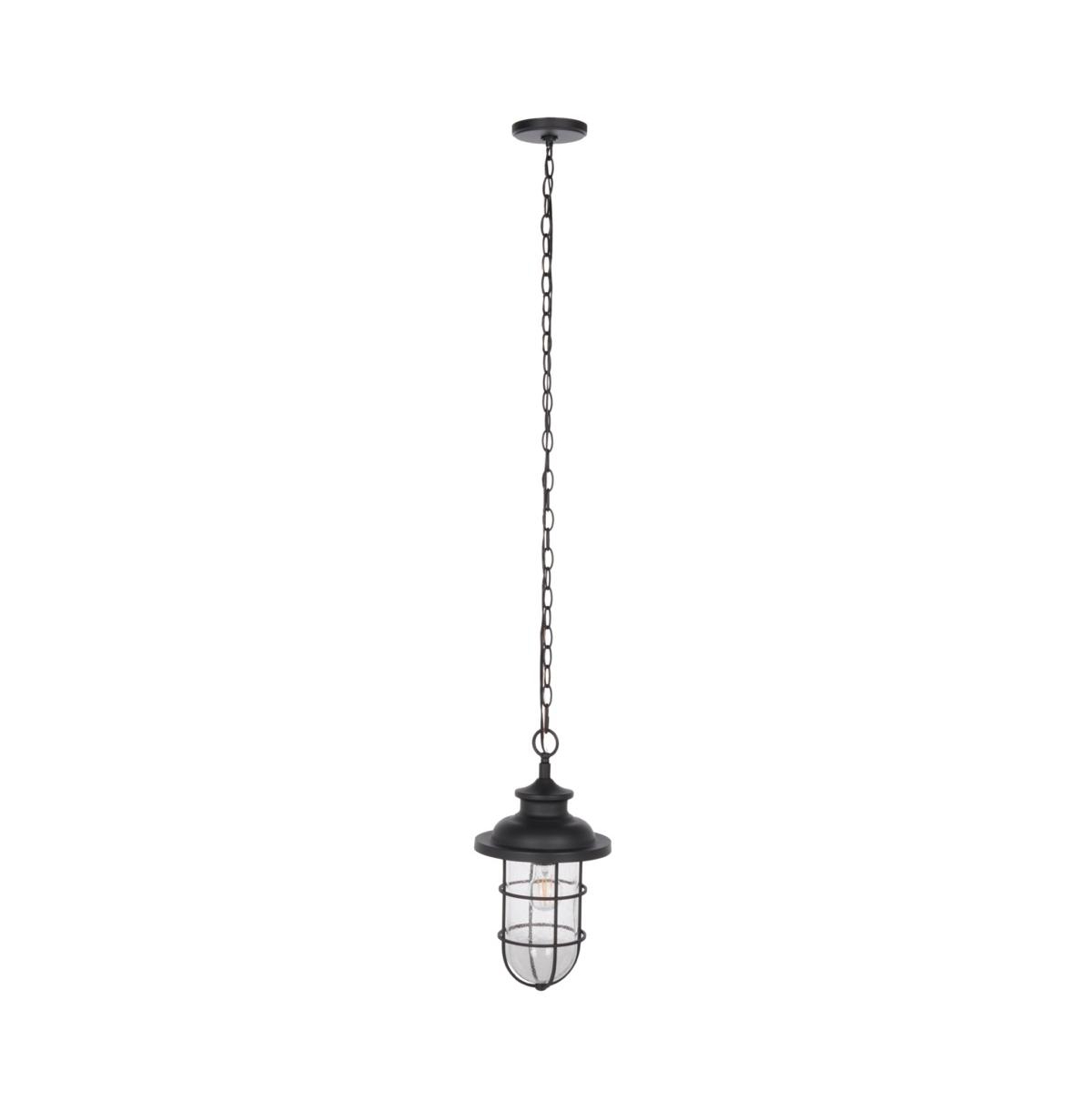 Adelle 9" Outdoor Pendant - Black