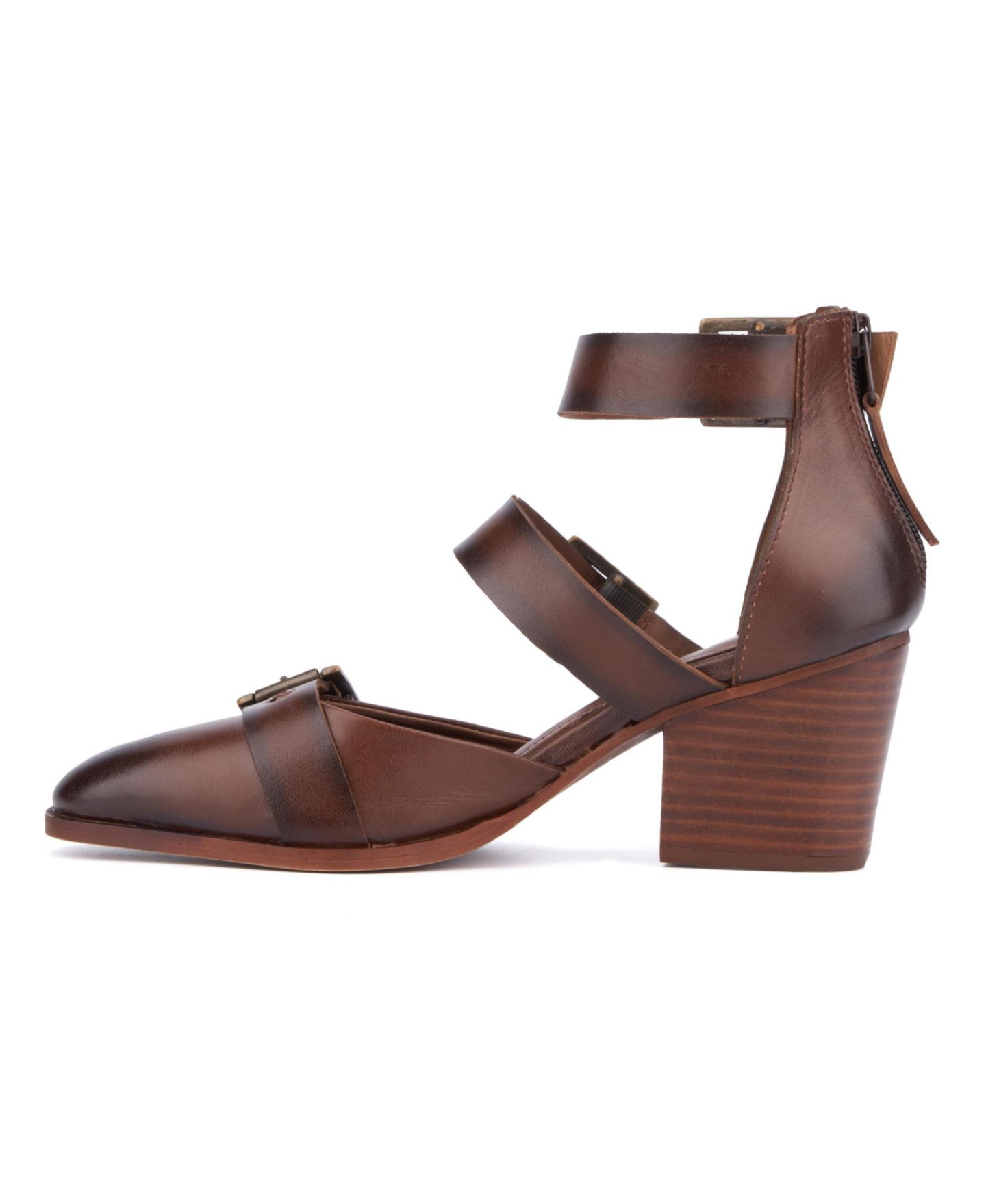 Женские сандалии Vintage Foundry Co Kaydence Heel, цвет: Коричневый — фото 7