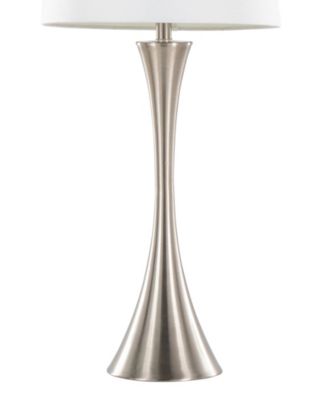 29" Metal Lenuxe Contemporary Table Lamp, Set of 2