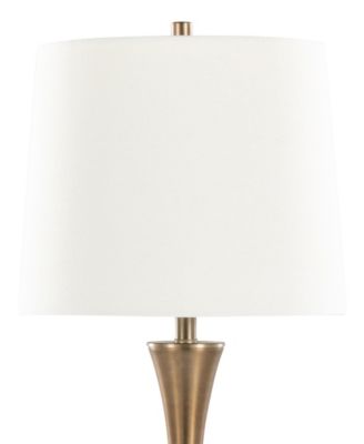 29" Metal Lenuxe Contemporary Table Lamp, Set of 2