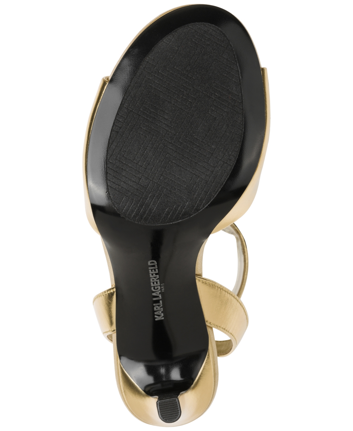 Karl Lagerfeld Women's Kallie Peep Toe Sandals In Gold