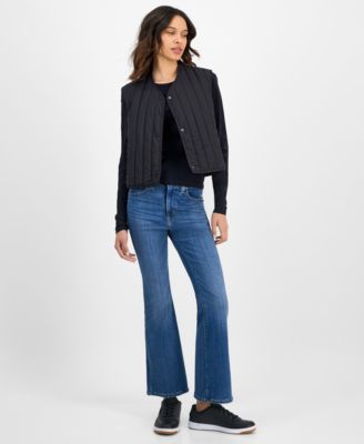 Women's Stand-Collar Zip-Front Vest