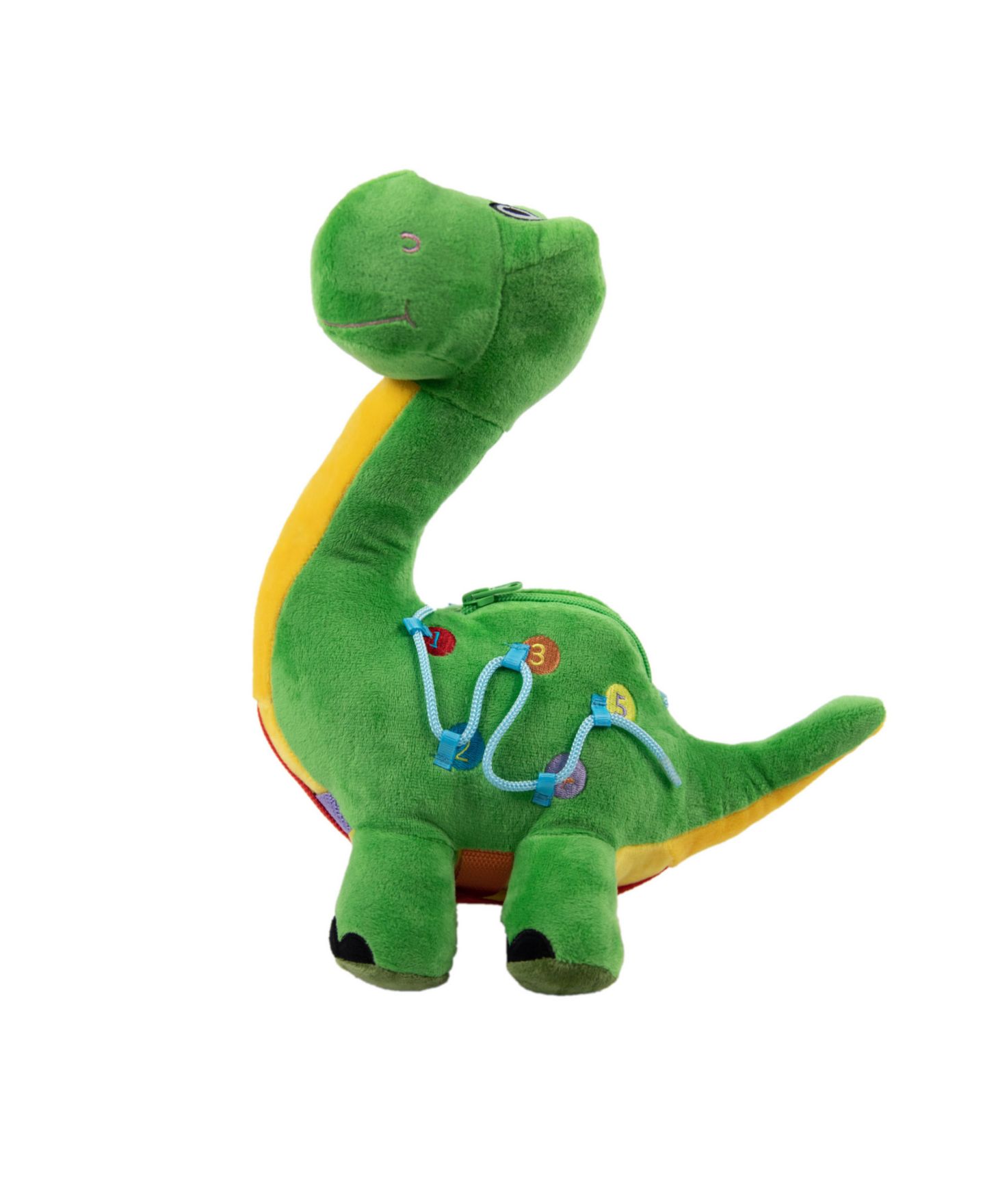 Детская мягкая игрушка Bouncyband Dinosaur 12" Busy Bee Sensory Activity Plush — фото 1