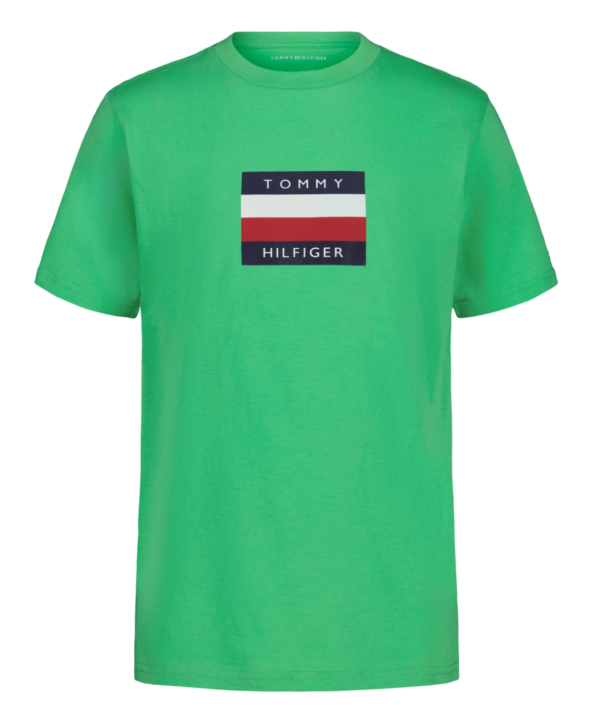 Shop Tommy Hilfiger Big Boys Signature Chest Stripe Short Sleeve T-shirt