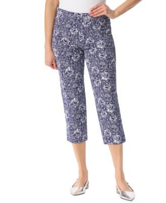 Gloria Vanderbilt - Women's Shape Effect Printed Capri Pants
