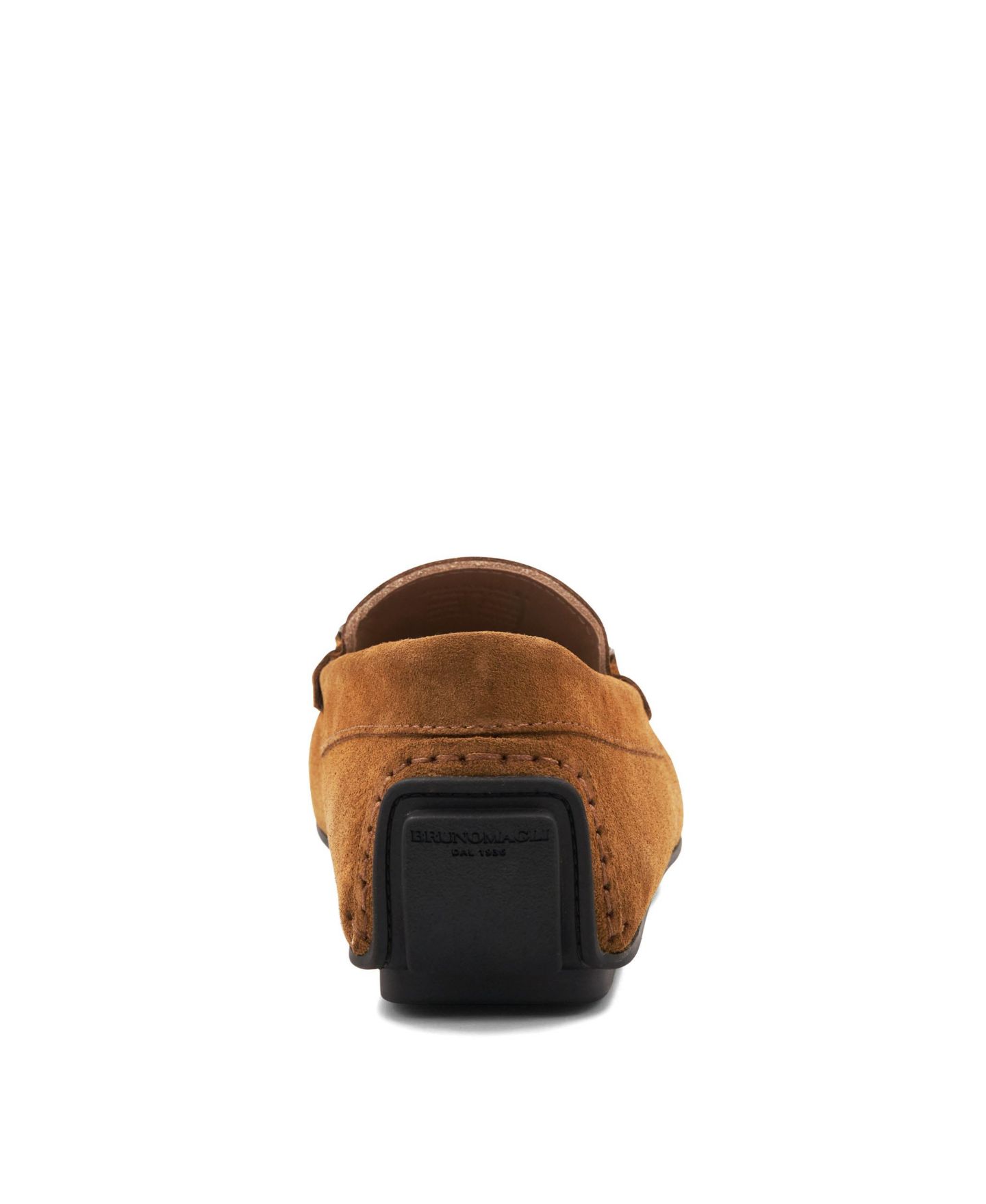 Мужские туфли Bruno Magli Taso Slip On, цвет: Коньячный замшевый — фото 3