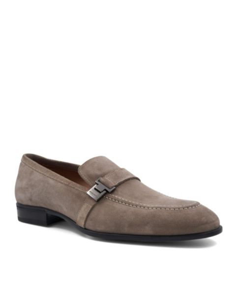 Мужские туфли Bruno Magli Arlo Slip On, цвет: Слоновая кость замшевый