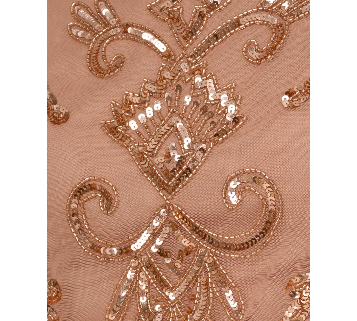 Adrianna Papell Women's Boat-neck Embellished Sheath Dress In Neutral
