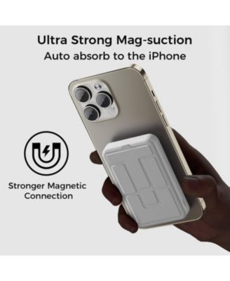 10000mAh Portable Magnetic Wireless Charge Power Bank w/ Phones Stand