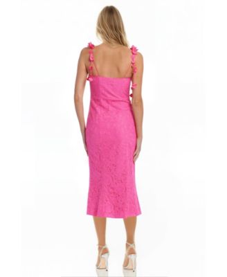 Womens The Zoe Lace Flower Strap Cocktail Dress