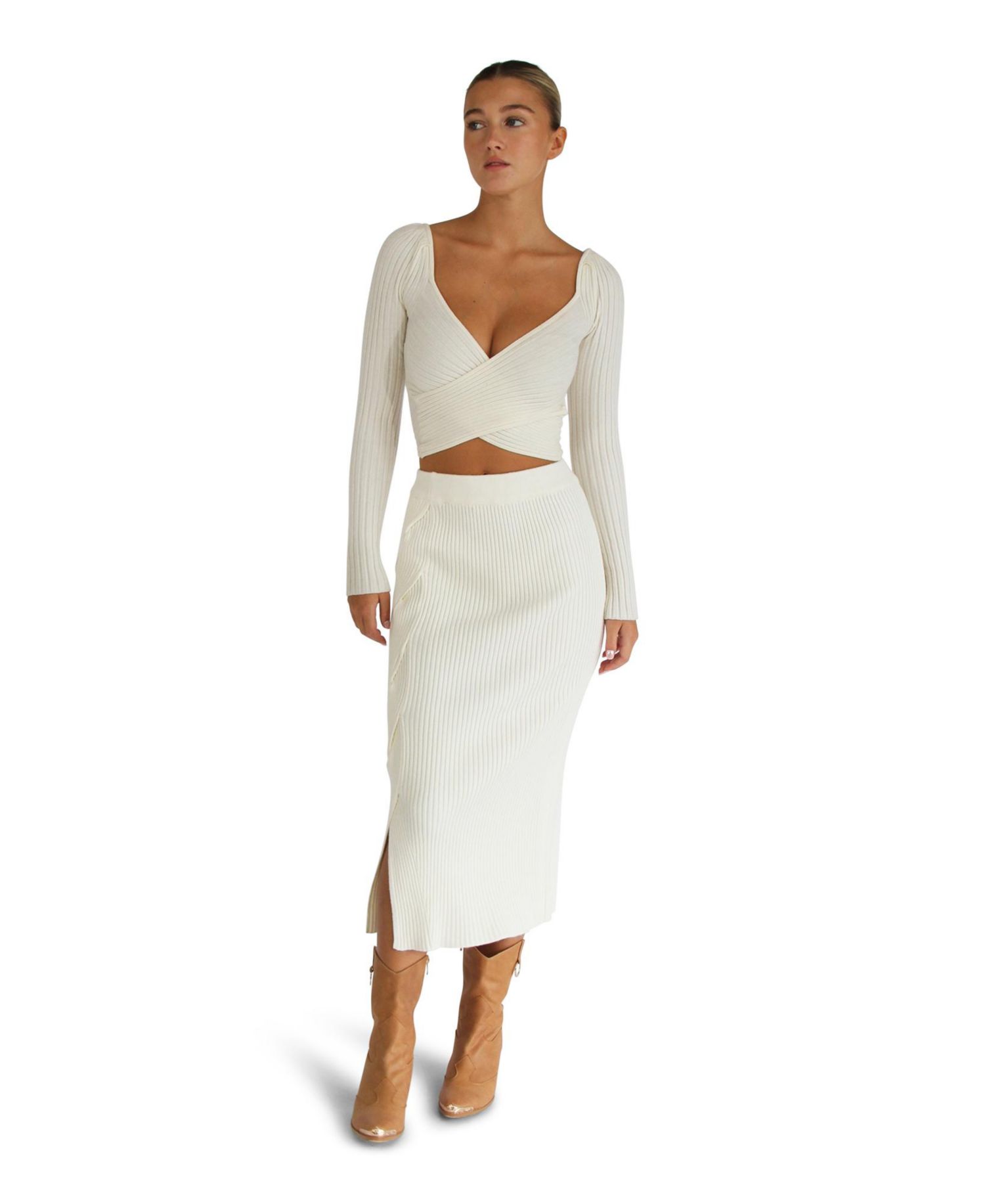 Women's All My Life Knit Midi Skirt