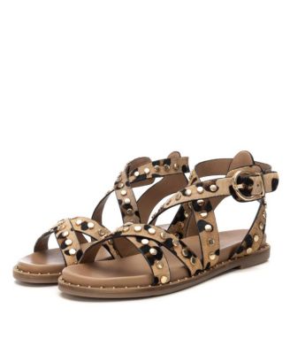 Carmela Leather Women's Fashion Sandals By XTI