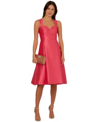 Adrianna Papell - Women's Sweetheart-Neck Fit & Flare Dress