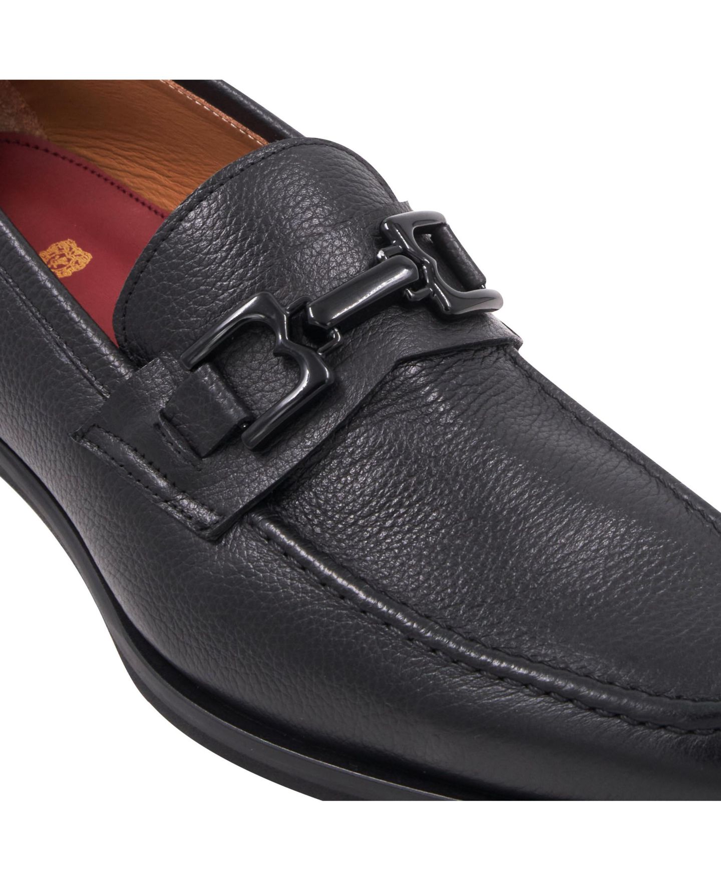 Мужские туфли Bruno Magli Roberto Slip On, цвет: Чёрный — фото 5