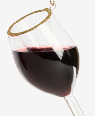Spirits Red Wine Glass Ornament, Macy's Exclusive 