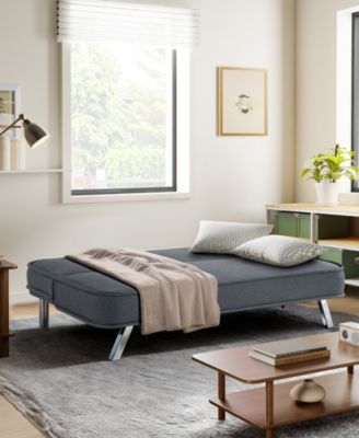 66.1" Polyester Trinity Convertible Futon