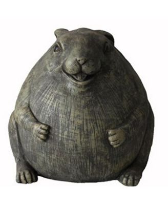 Adorable Chubby Rabbit Garden Statue for Decorative Garden Accents