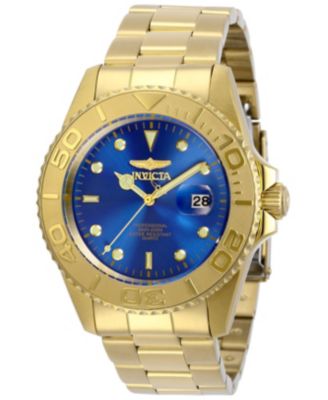 Men's 29947 Pro Diver Quartz 3 Hand Blue Dial Watch