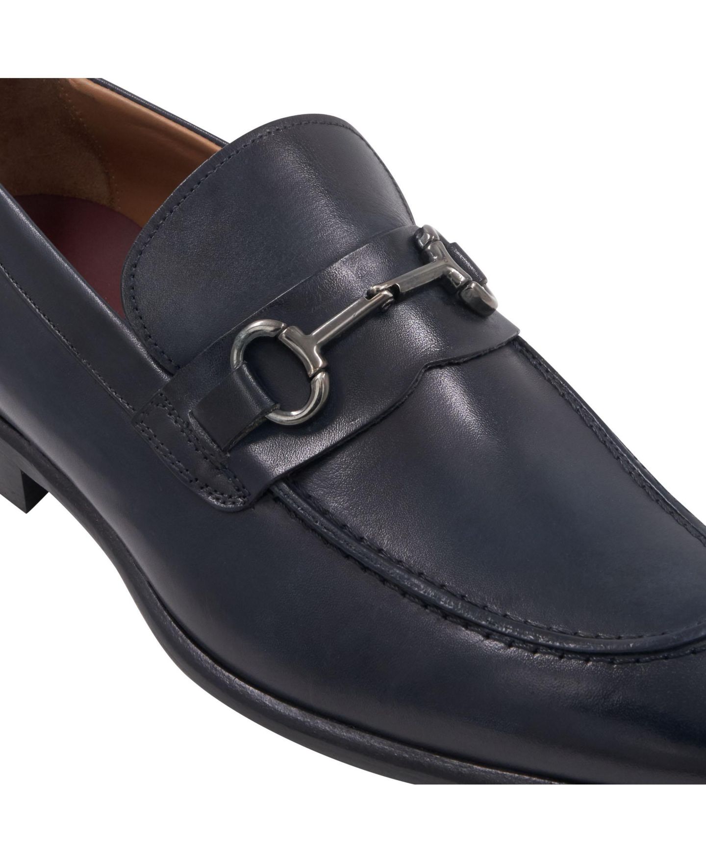 Мужские туфли Bruno Magli Alessandro Slip On, цвет: Синий — фото 6