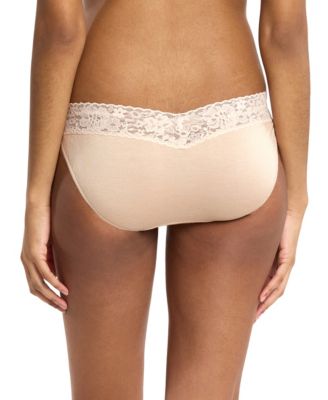 Women's Printed Daily Lace V-Kini Underwear