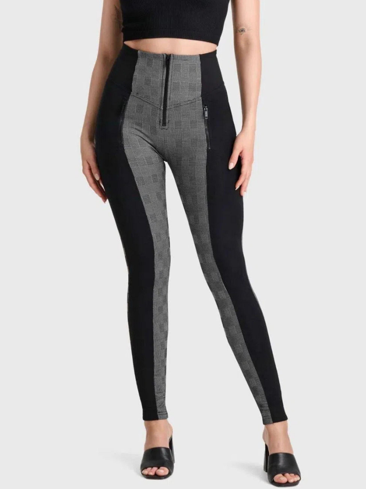 Women's Wr.up Mosaic Weave Fashion Pants - Grey