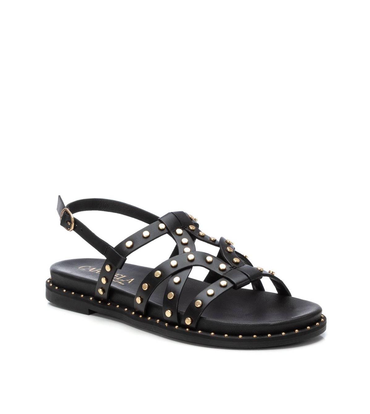 Carmela Leather Women's Fashion Sandals By Xti