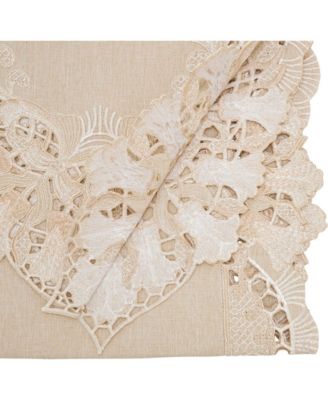 Sheer Beauty Embroidered Table Runner, 16" x 72"