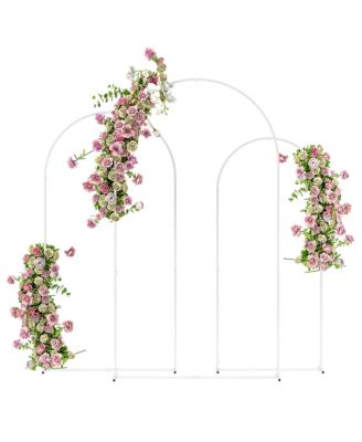 Metal Arch Backdrop Sd Set of 3, 7/6.5/6 ft Wedding Arch Frame