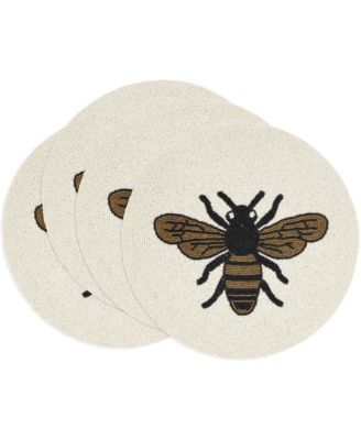 Honeybee Treasure Beaded Placemats, 15" Round