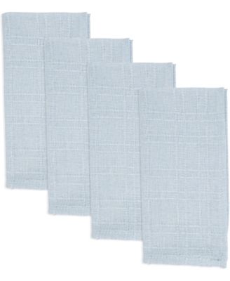 Classic Stitched Plaid Napkins, 20" x 20"