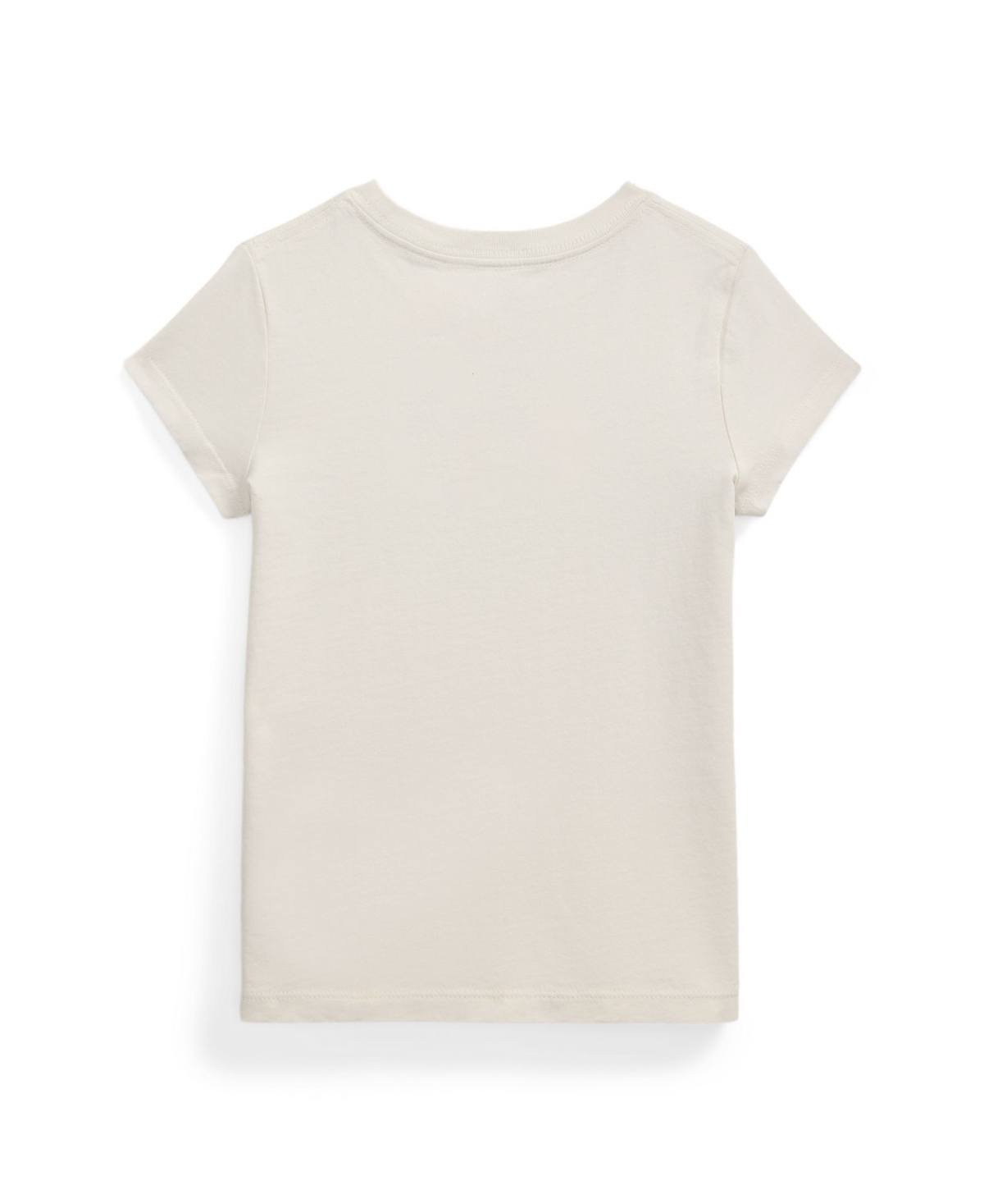 Polo Ralph Lauren Big Girls Flag-applique Jersey T-shirt