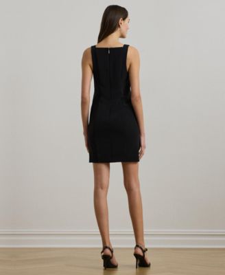 Lauren Ralph Lauren ★【クレープ ドレス】Stretch Crepe Dress Lauren Ralph Lauren Women's Stretch Crepe Sleeveless Dress