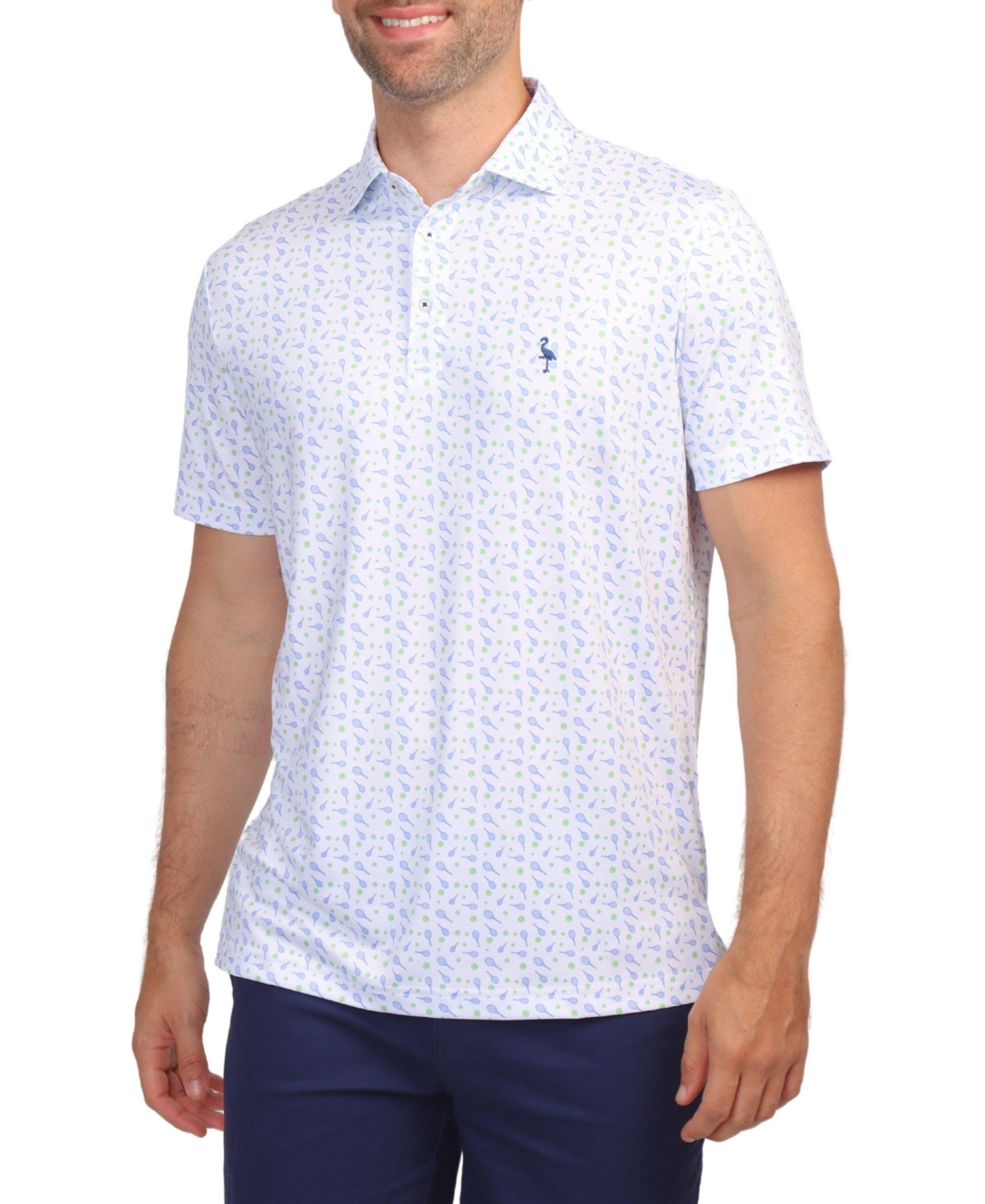 Men's Tennis Performance Polo - White