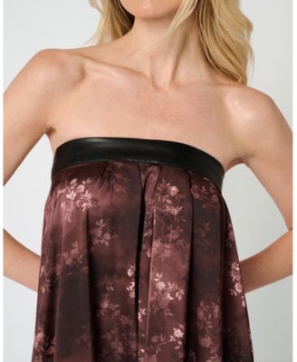 Women's Strapless Maxi Dress