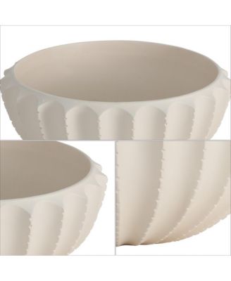 Atzaro 5" Scalloped Resin Bowl