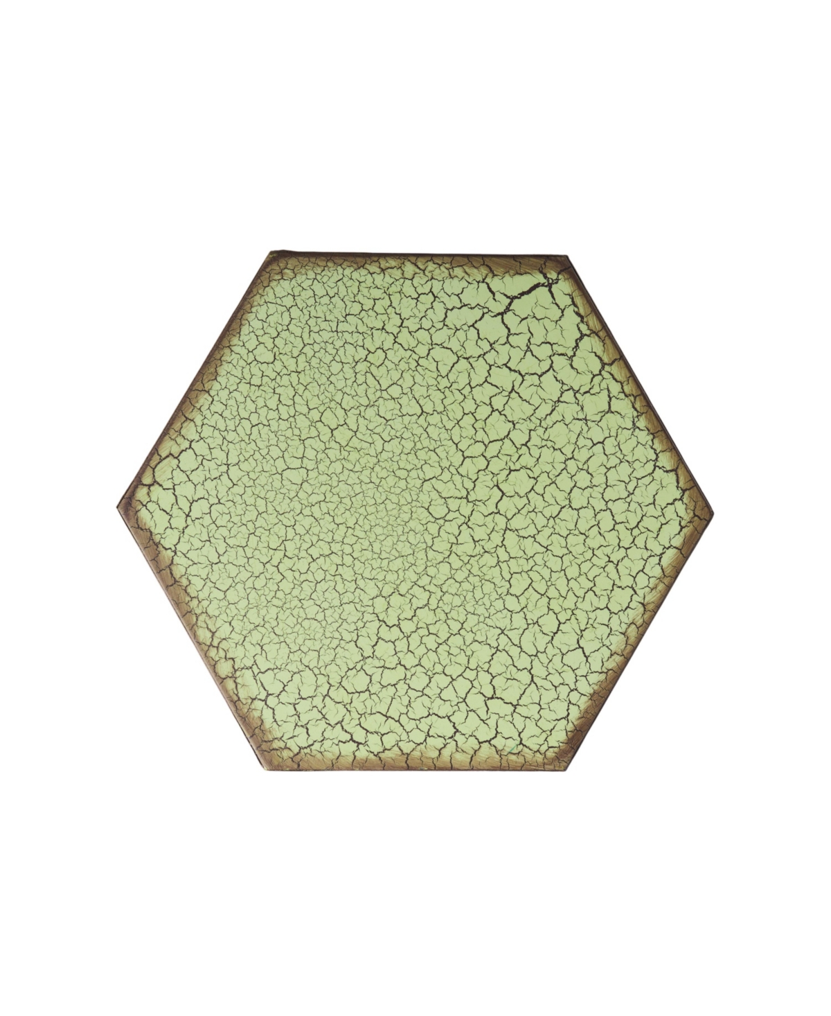 Streamdale Sunburst Iron End Table Set - Crackle Teal, Blue, or Green