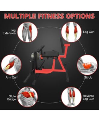 Streamdale Adjustable Leg Extension/Curl Machine Home Gym Weight Machine