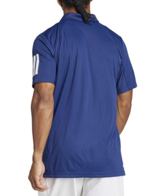 adidas Men's 3-Stripes Short Sleeve Performance Club Tennis